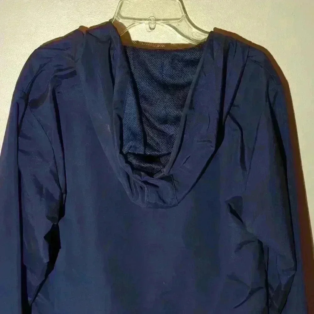Vintage Wilson wind breaker jacket, medium, blue and white - Picture 5 of 6